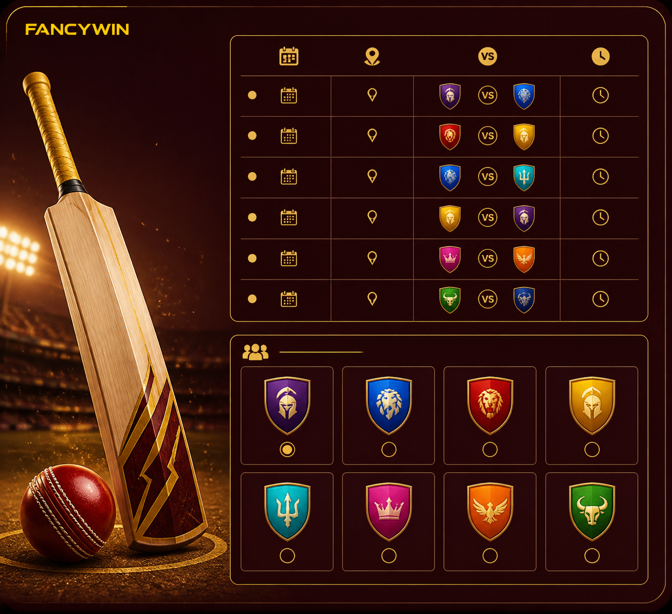 Fancywin IPL betting: lịch thi đấu, đội hình và tiêu chí đối chiếu